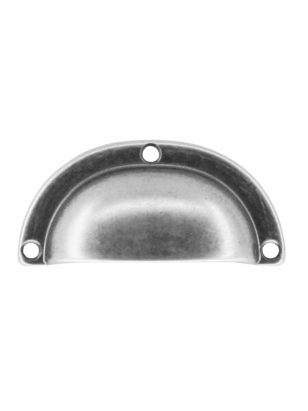 HDD Meubelgreep schelp modern Old Silver
