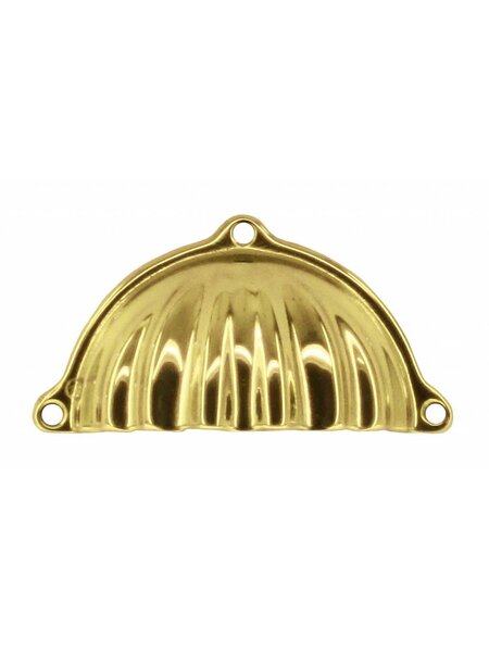 HDD Meubelgreep Schelp retro goud