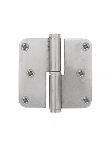 Dauby Scharnier PRE33 mat wit brons (WBS) 80x80x2,5 mm