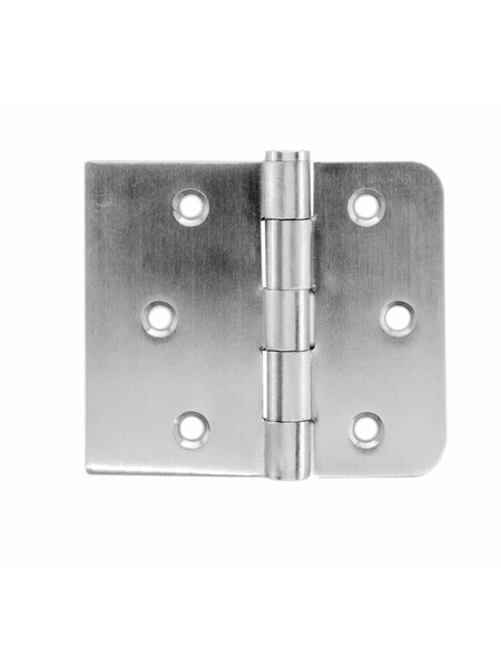 HDD Kogelscharnier rechte en afgeronde hoek RVS 80x94x2mm