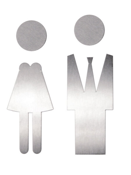 HDD Picto RVS man + vrouw