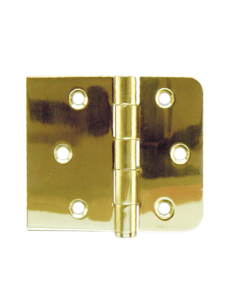 HDD Kogelscharnier rechte en afgeronde hoek goud-titanium 80x94x2mm