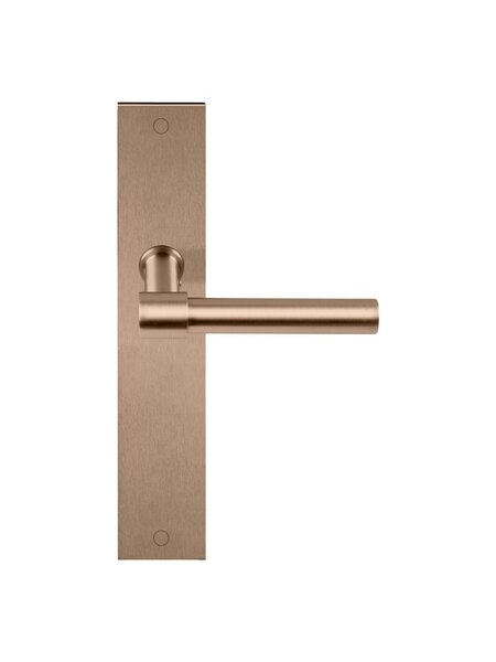 Formani Formani ONE deurklinken PBL15P236 op schild - Licht brons PVD