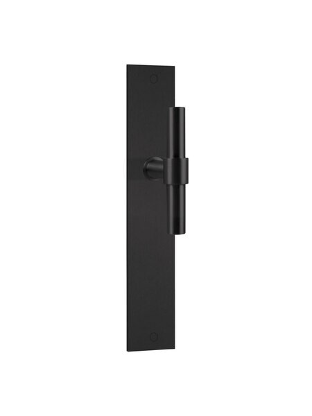Formani Formani deurklinken  ONE -PBT15P236 op plaat - Zwart PVD