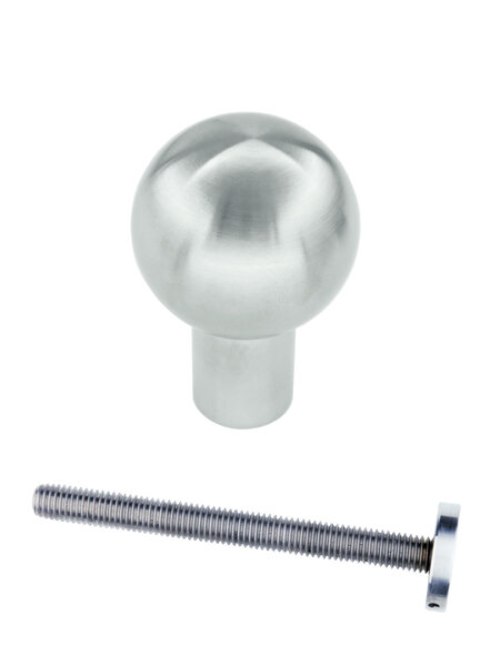 HDD Vaste deurknop B40 massief RVS plus