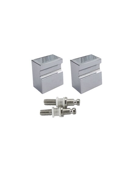 HDD Vaste deurknop X-Treme  chrome  paar voor glas
