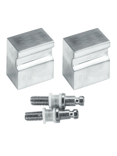 HDD Vaste RVS deurknop X-Treme  paar voor glas