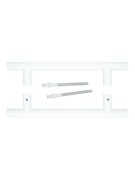 HDD Paar witte deurgrepen T 20/200/300 voor deuren > 3cm