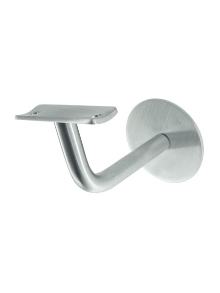 HDD TRAPLEUNINGHOUDER ROND RVS