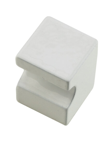 HDD Witte meubelknop CUBICA TOP