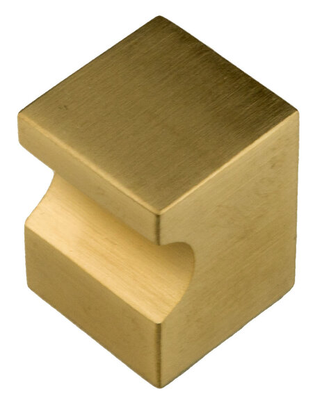 HDD Meubelknop CUBICA top mat goud