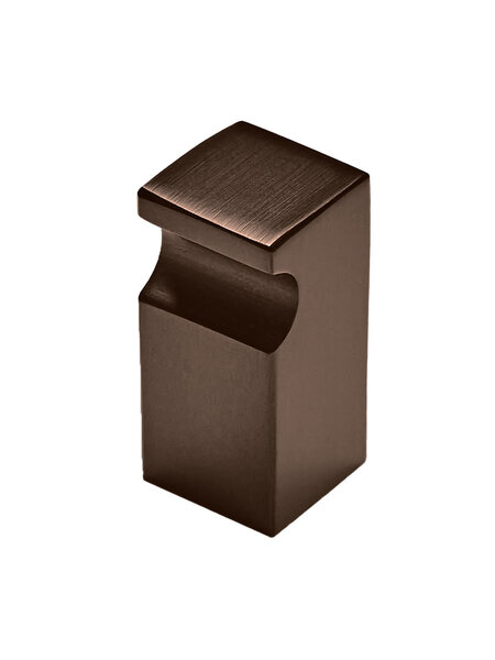HDD Meubelknop CUBICA TOP 12 mm - mat brons