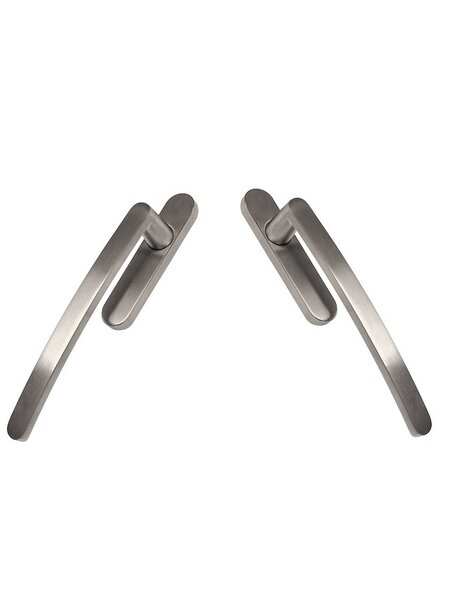 HDD Hef-/schuifdeurbeslag OVAAL C- SHAPE RVS look - paar