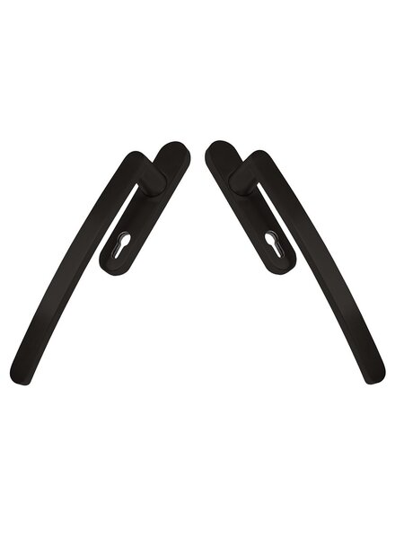 HDD Hef-/schuifdeurbeslag OVAAL C- SHAPE zwart per paar PZ