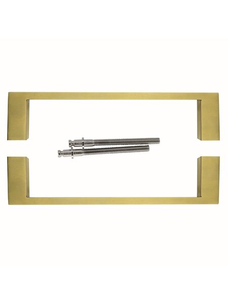 HDD Deurgrepen COSMIC 20/ 200 RVS mat goud - paar voor deurdikte >3CM