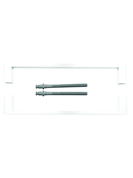HDD Deurgreep COSMIC 20/300 - Wit Structuur - paar voor deurdikte >3 CM