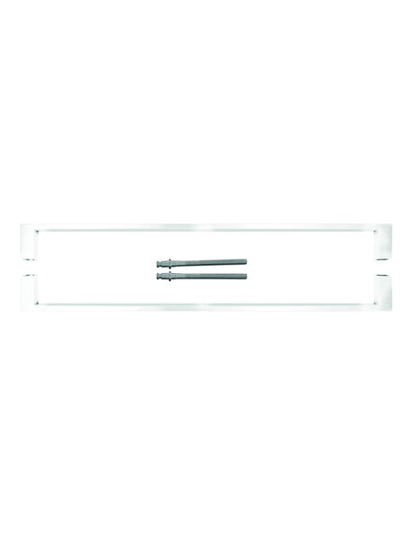 HDD Deurgreep COSMIC 20/500 - Wit Structuur - paar voor deurdikte >3 CM