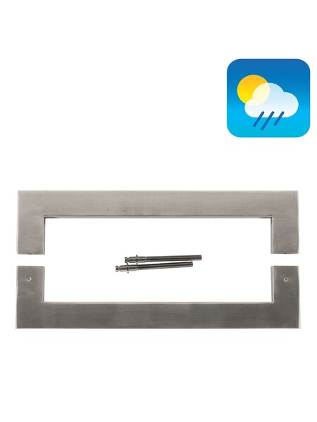 HDD Deurgreep CARRE 15/300 - RVS - paar voor deurdikte >3 CM