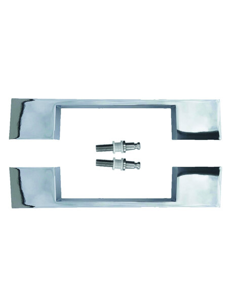 HDD Deurgreep X-TREME 180 mm  - Chroom - paar voor glas