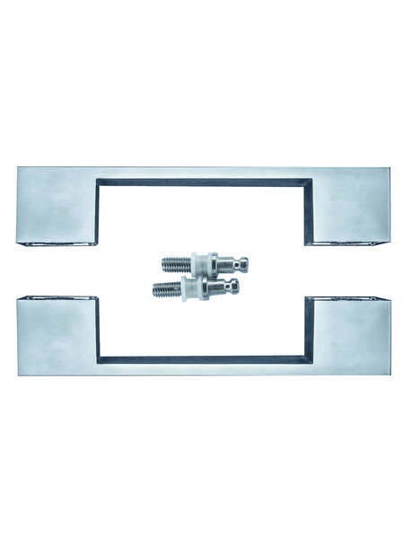 HDD Deurgreep X-TREME 180 mm  - Cromsat - paar voor glas
