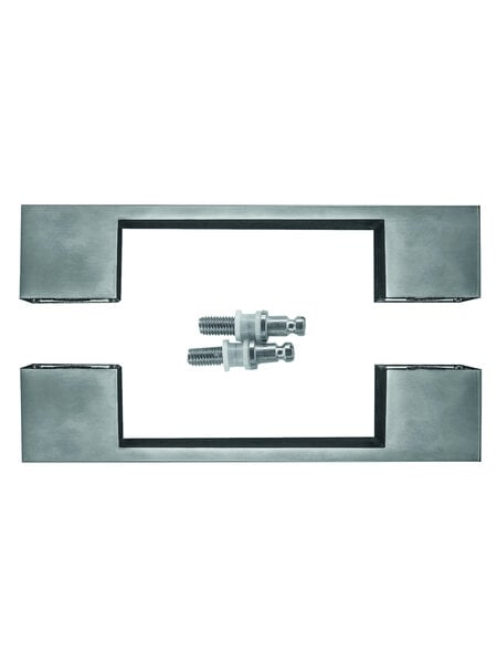 HDD Deurgreep X-TREME 180 mm  - RVS Look - paar voor glas