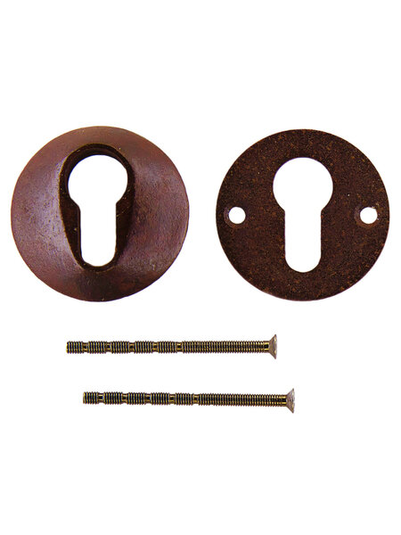 HDD Veiligheidscilinderplaatjes 8 mm - roest- Rond PZ