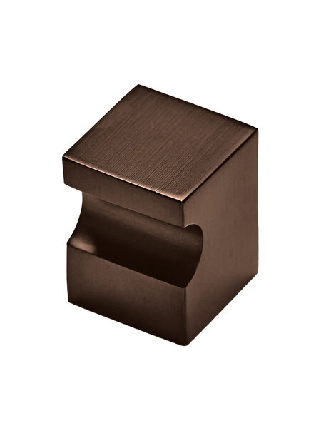 HDD Meubelknop CUBICA TOP 20 mm - mat brons