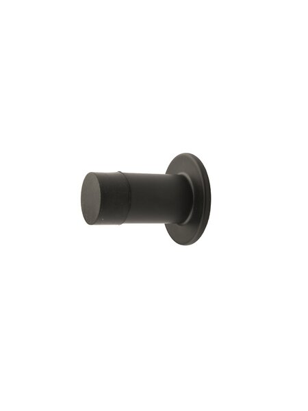 HDD Muurdeurstopper kort  Ø16x35 - zwart