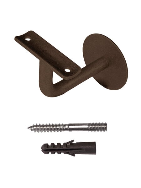 HDD Trapleuninghaak rond – mat brons
