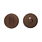 HDD WC garnituur mat brons rond met rood/wit indicator
