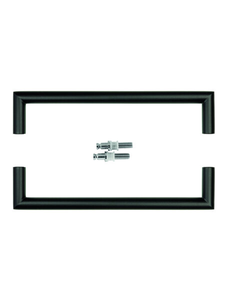 HDD Deurgreep URG 20/300  -zwart - paar voor glas