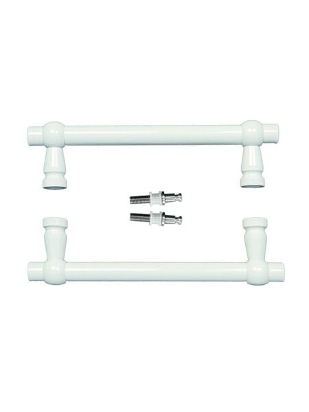 HDD Deurgreep PETRA 200mm - Wit - paar voor glas