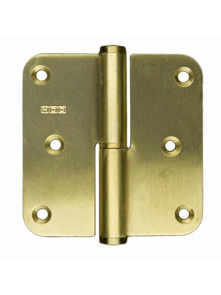 HDD Paumelle 80x80x2.5mm mat goud - HDD