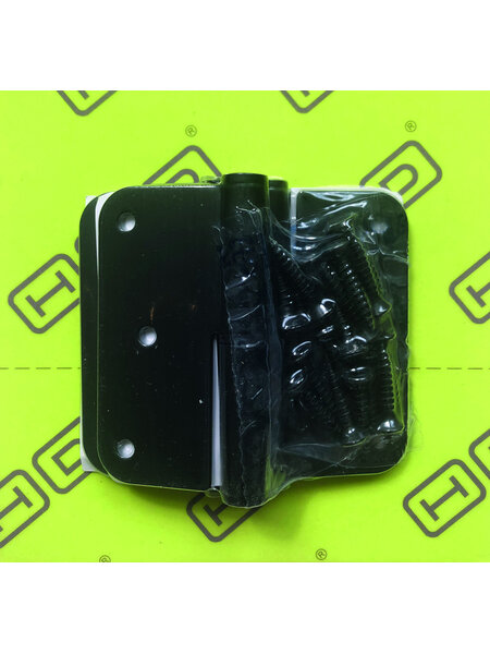HDD Skin zwarte Paumelles 3st + vijs 80x80x2.5mm