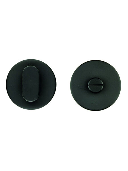 HDD WC garnituur rond Shape class 3 zwart zonder indicator