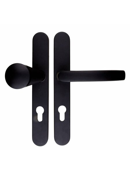 HDD Veiligheidsgarnituur HDD deurklink + knop zwart