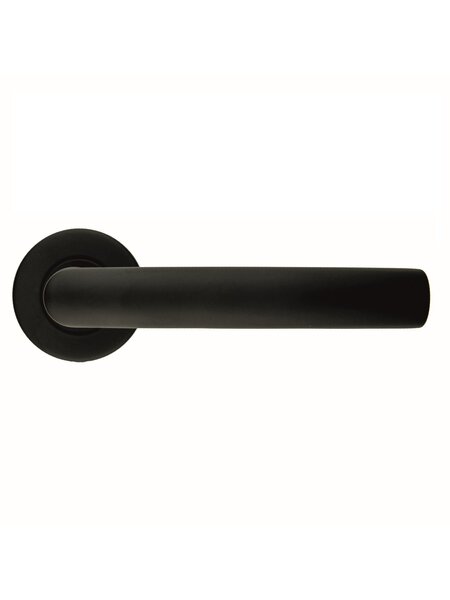 HDD Zwarte deurklinken 'Oval C shape'