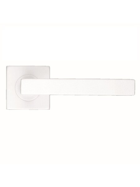 HDD Witte deurklinken Kubic Shape met structuur