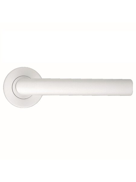 HDD Witte deurklinken I Shape 19mm met structuur