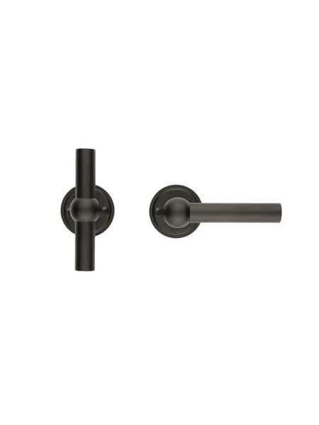 HDD Zwarte deurklinken PETANA T+L - Structuur UV