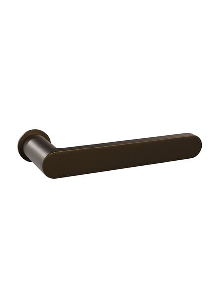 HDD Mat bronzen deurklinken Minimal Build  - Minimalistisch rozet Ø 25mm