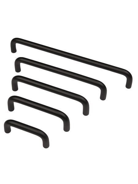 HDD Meubelgreep U - zwart