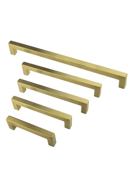 HDD Meubelgreep CUBICA 12mm - mat goud
