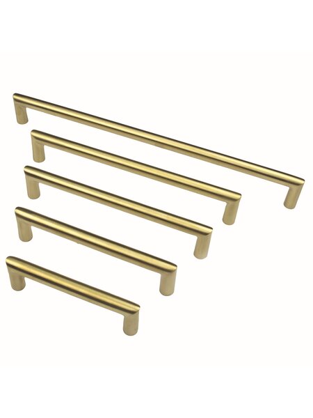 HDD Mat gouden meubelgrepen "URG" Ø12 U-model