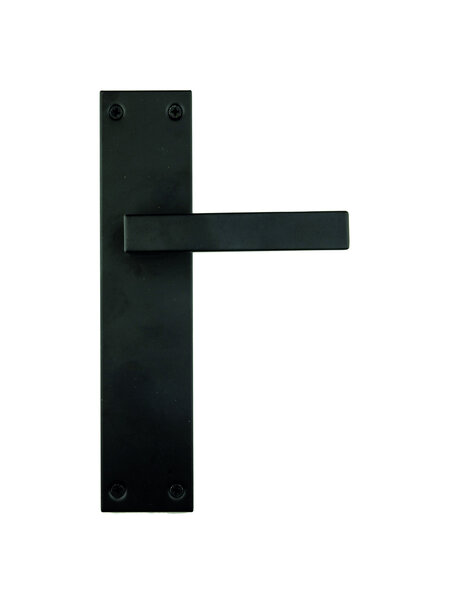 HDD Zwarte deurkruk COSMIC  op plaat