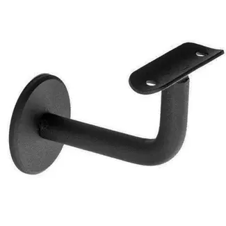 Handlaufhalter Schwarz Rund te monteren op stokbout Hohlsattel