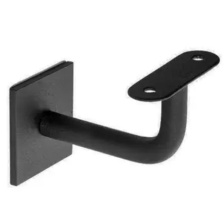 Handlaufhalter Schwarz Quadratisch te monteren op stokbout vlak zadel