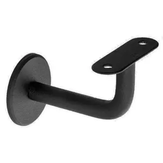 Handlaufhalter Schwarz Rund te monteren op stokbout vlak zadel