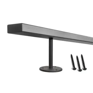 Balustrade-Geländer Stahl Flach Schraubmontage Balustrade-Geländer Stahl Flach Schraubmontage