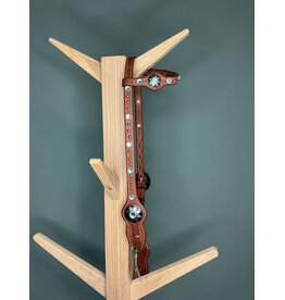 Hoofdstel one ear studs light turqois